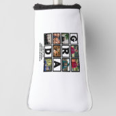 Aangepast Afstuderen, klasse van jaar 8 fotocollag Golfheadcover (Draai 90)