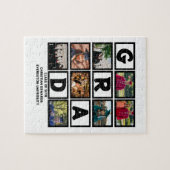 Aangepast Afstuderen, klasse van jaar 8 fotocollag Legpuzzel (Horizontaal)