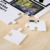 Aangepast Afstuderen, klasse van jaar 8 fotocollag Legpuzzel (Zijkant)