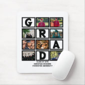 Aangepast Afstuderen, klasse van jaar 8 fotocollag Muismat (Met muis)