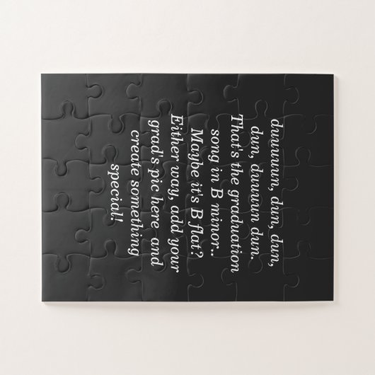 Aangepast Afstuderen Legpuzzel (Horizontaal)