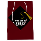 Aangepast Afstuderen Medium Cadeauzakje (Voorkant)