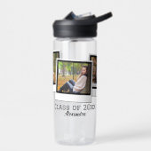 Aangepast Afstuderen met 3-foto-momentopname Lijst Waterfles (Links)