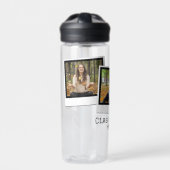 Aangepast Afstuderen met 3-foto-momentopname Lijst Waterfles (Voorkant)