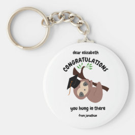 Aangepast Afstuderen met sleuf die je daar hebt op Sleutelhanger