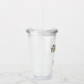 Aangepast Afstuderen muziektherapietherapie met mu Acryl Drinkbeker (Rechts)