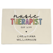 Aangepast Afstuderen muziektherapietherapie met mu Groot Cadeauzakje (Voorkant)