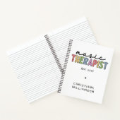 Aangepast Afstuderen muziektherapietherapie met mu Notitieboek (Binnen)