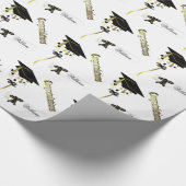 Aangepast Afstuderen-opvulpapier Cadeaupapier (Hoek)