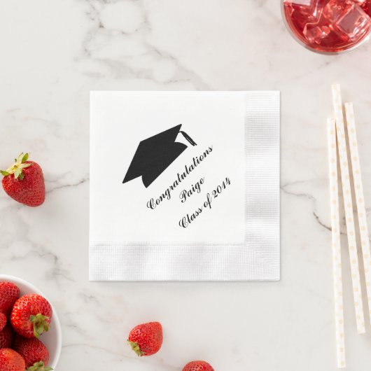 Aangepast Afstuderen Papier Napkins Servet (Insitu)