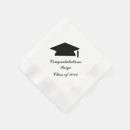 Aangepast Afstuderen Papier Napkins Servet