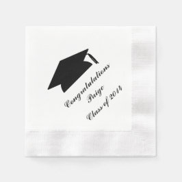 Aangepast Afstuderen Papier Napkins Servet