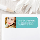 Aangepast Afstuderen retouradres foto Etiket (Insitu)