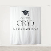 Aangepast Afstuderen Tapestry Wandkleed (Voorkant)