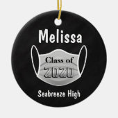 Aangepast Afstuderen tijdens een pandemie 2020 Keramisch Ornament (Voorkant)
