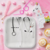 Aangepast Afstuderen van de Medische School Papieren Bordje (Feest)