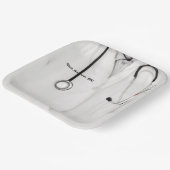 Aangepast Afstuderen van de Medische School Papieren Bordje (Gebogen)