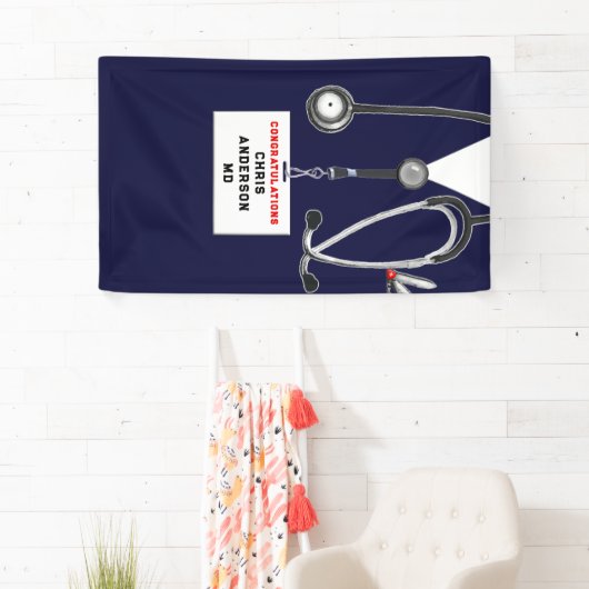 Aangepast Afstuderen van de Medische School Spandoek (Insitu)