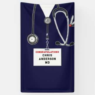 Aangepast Afstuderen van de Medische School Spandoek