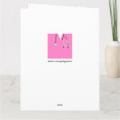 Aangepast Afstuderen van de verpleegschool Kaart (Achterkant)