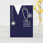 Aangepast Afstuderen van de verpleegschool Kaart (Gele Bloem)