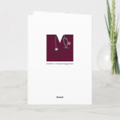 Aangepast Afstuderen van de verpleegschool Kaart (Achterkant)