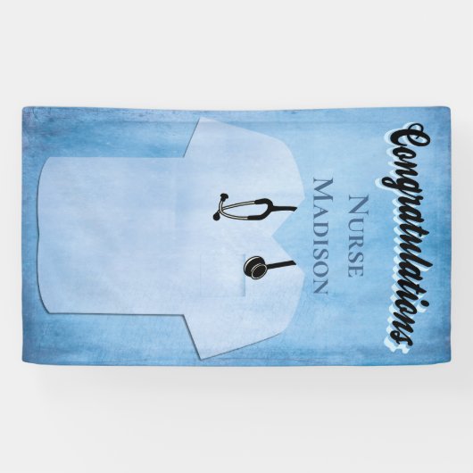 Aangepast Afstuderen van de verpleegschool Spandoek (Horizontaal)