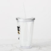 Aangepast afstuderen van Verpleegster Cheetah RN Acryl Drinkbeker (Links)