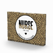 Aangepast Afstuderen van Verpleegster Cheetah RN Fotoblokken (Rechts)