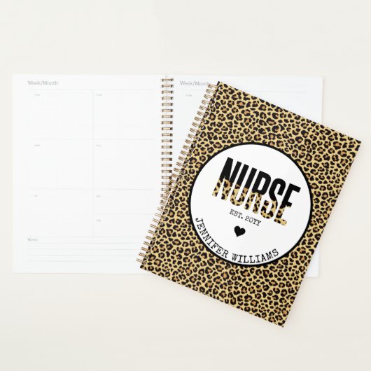 Aangepast Afstuderen van Verpleegster Cheetah RN Planner (Display)