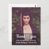 Aangepast Afstuderen voor aangepaste foto - Hartel Briefkaart (Voorkant / Achterkant)