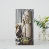 Aangepast Afstuderen voor foto lang en skinny Aankondiging (Staand voorkant)