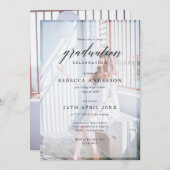 Aangepast Afstuderen voor fotokalligrafie Kaart (Voorkant / Achterkant)