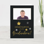 Aangepast Afstuderen voor foto's Gefeliciteerd Gol Kaart (Voorkant)