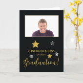 Aangepast Afstuderen voor foto's Gefeliciteerd Gol Kaart (Gele Bloem)