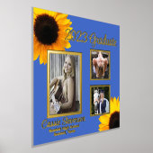 Aangepast Afstuderen voor fotozonnebloemen Folie Afdrukken (Laagn)