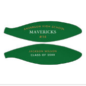 Aangepast Afstuderen voor groene high school senio Basketbal (Panelen)