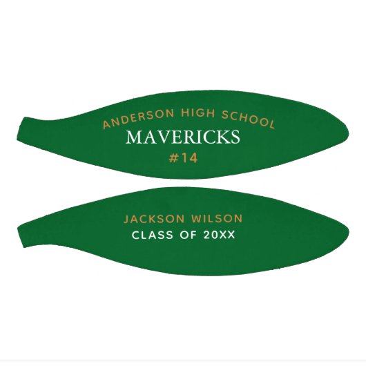 Aangepast Afstuderen voor groene high school senio Basketbal (Panelen)