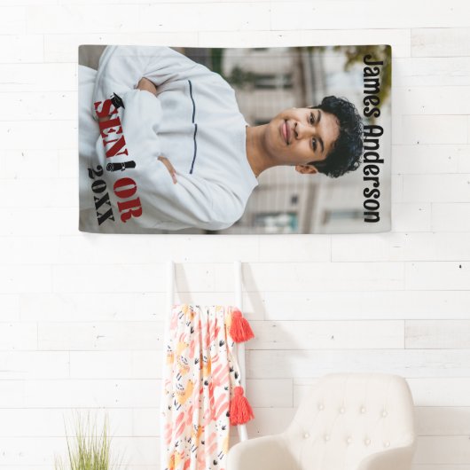 Aangepast Afstuderen voor hoge foto's Spandoek (Insitu)