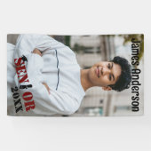 Aangepast Afstuderen voor hoge foto's Spandoek (Horizontaal)