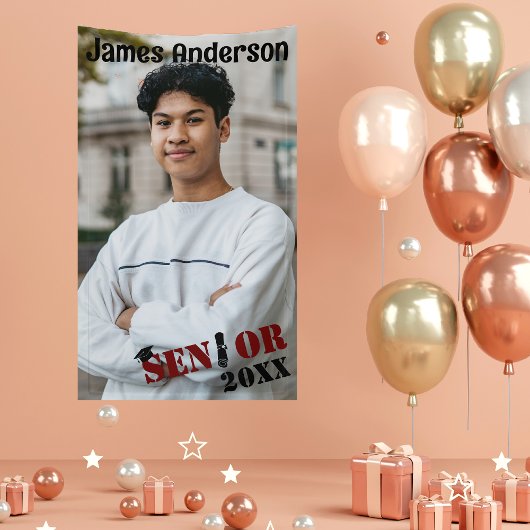 Aangepast Afstuderen voor hoge foto's Spandoek