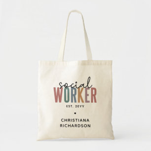 Aangepast Afstuderen voor maatschappelijk werkers Tote Bag