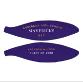 Aangepast Afstuderen voor Paarse High School Team  Basketbal (Panelen)