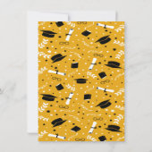 Aangepast Afstuderen Wenskaart twee inzendingen Kaart (Achterkant)