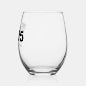 Aangepast Afstuderen Wijnglas Zonder Voet (Links)