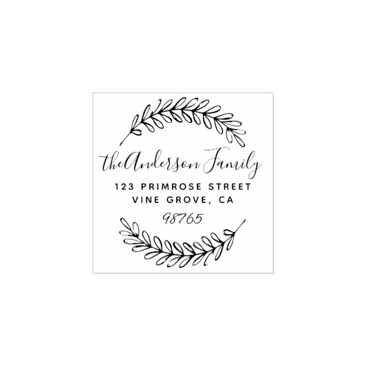 Aangepast aftasten van Script verlaat het grote te Rubberstempel (Afrduk)