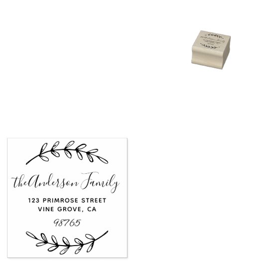 Aangepast aftasten van Script verlaat het grote te Rubberstempel (Gestempeld)