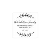 Aangepast aftasten van Script verlaat het grote te Rubberstempel (Afrduk)