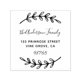 Aangepast aftasten van Script verlaat het grote te Zelfinktende Stempel