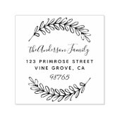 Aangepast aftasten van Script verlaat het grote te Zelfinktende Stempel (Design)